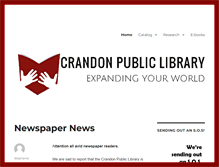 Tablet Screenshot of crandonpl.org